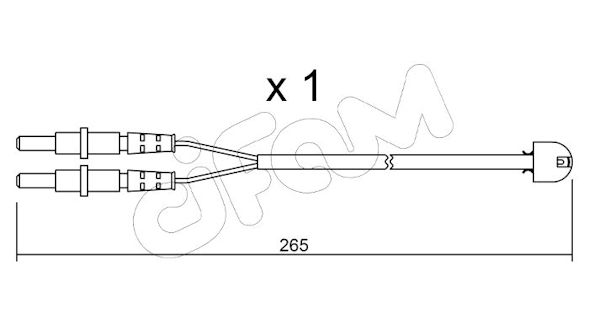CIFAM SENSORE P.FRENO