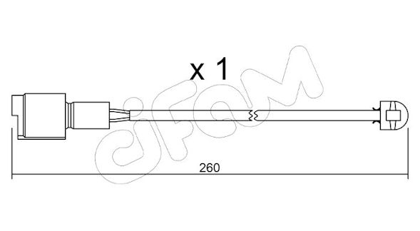 CIFAM SENSORE P.FRENO