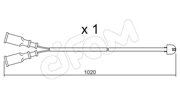 CIFAM SENSORE P.FRENO