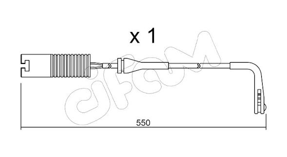 CIFAM SENSORE P.FRENO