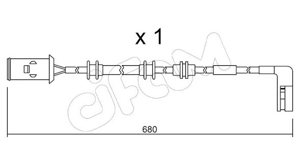 CIFAM SENSORE P.FRENO