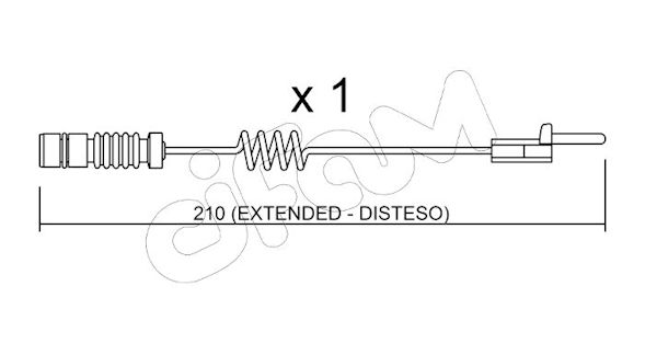 CIFAM SENSORE P.FRENO