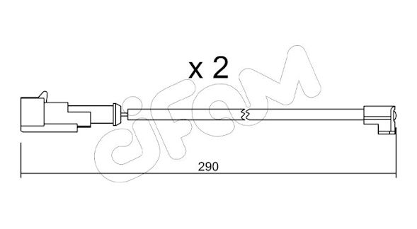 CIFAM SENSORE P.FRENO