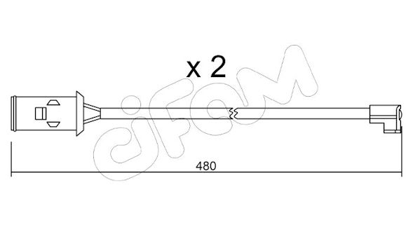 CIFAM SENSORE P.FRENO