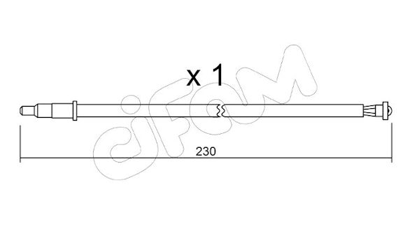 CIFAM SENSORE P.FRENO