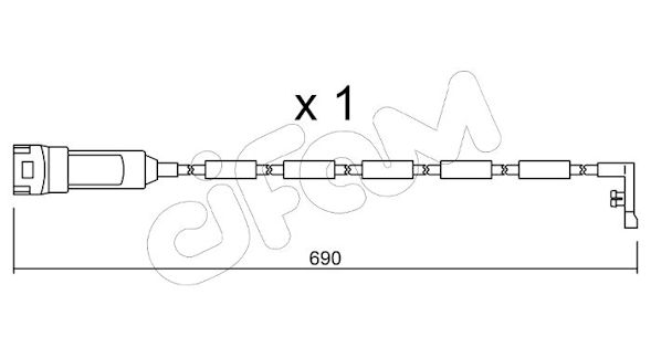 CIFAM SENSORE P.FRENO