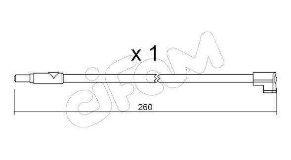 CIFAM SENSORE P.FRENO RENAUT MASCOTT -10