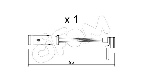 CIFAM SENSORE P.FRENO