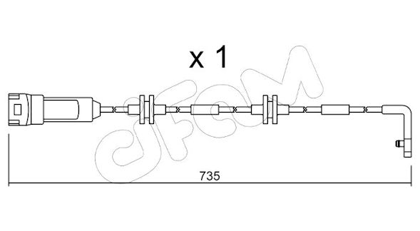 CIFAM SENSORE P.FRENO