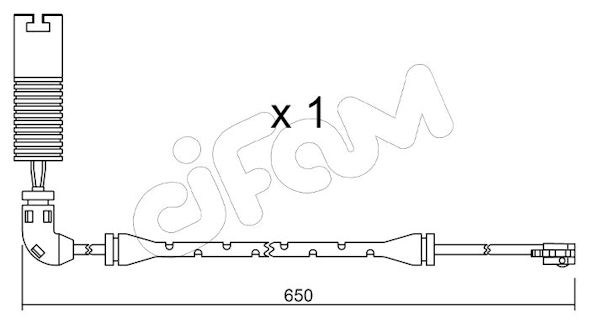 CIFAM SENSORE P.FRENO