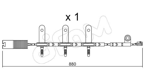 CIFAM SENSORE P.FRENO