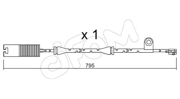 CIFAM SENSORE P.FRENO