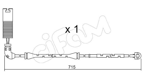 CIFAM SENSORE P.FRENO
