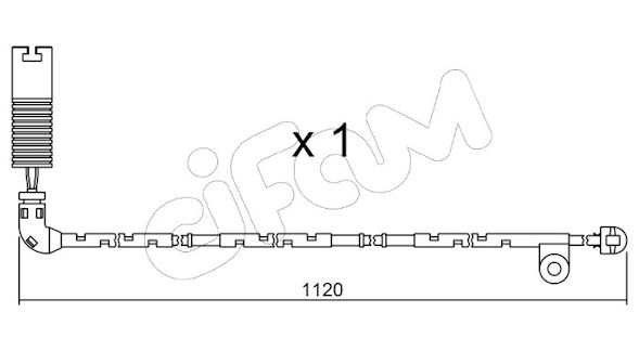 CIFAM SENSORE P.FRENO