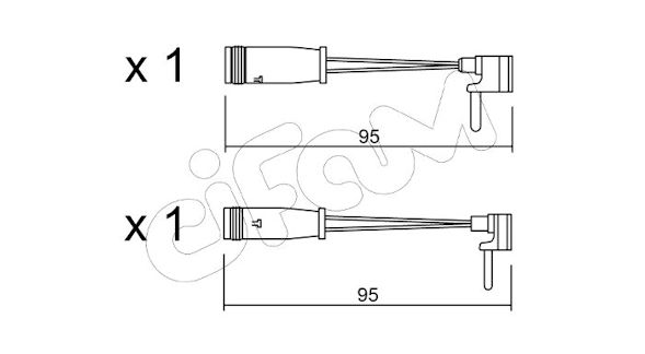 CIFAM SENSORE P.FRENO