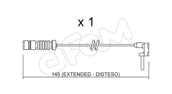 CIFAM SENSORE P.FRENO