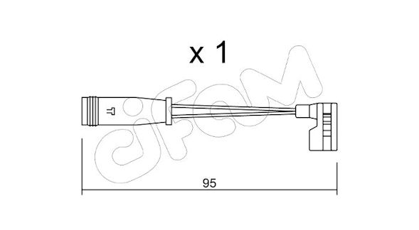 CIFAM SENSORE P.FRENO
