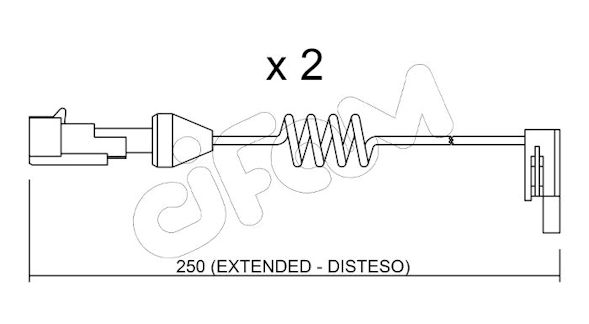 CIFAM SENSORE P.FRENO