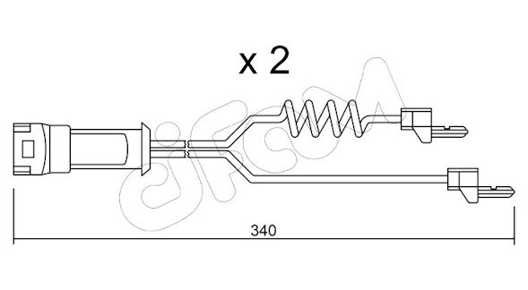 CIFAM SENSORE P.FRENO