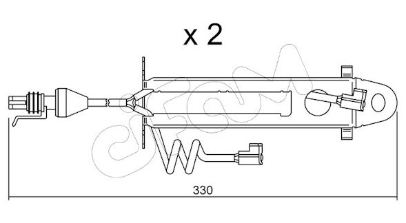CIFAM SENSORE P.FRENO