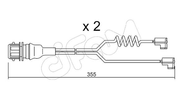 CIFAM SENSORE P.FRENO