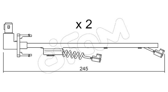 CIFAM SENSORE P.FRENO