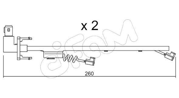 CIFAM SENSORE P.FRENO