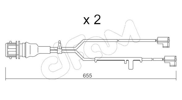 CIFAM SENSORE P.FRENO