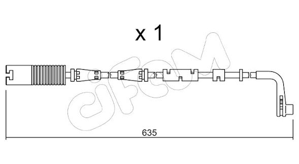 CIFAM SENSORE P.FRENO