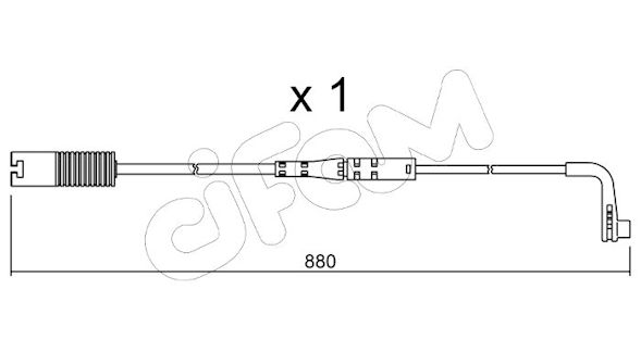 CIFAM SENSORE P.FRENO