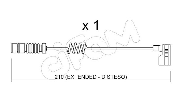 CIFAM SENSORE P.FRENO