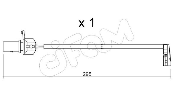 CIFAM SENSORE P.FRENO