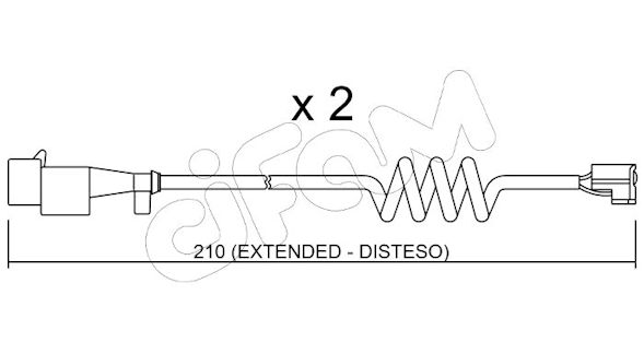 CIFAM SENSORE P.FRENO