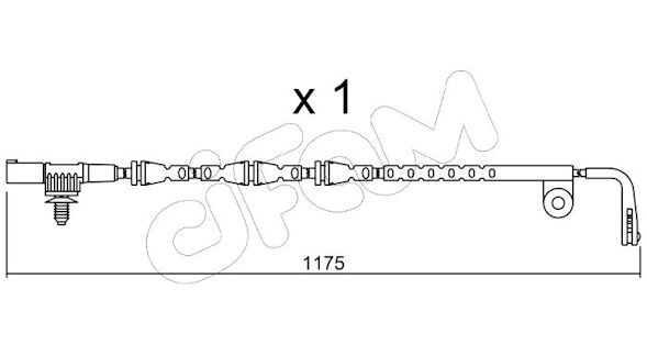 CIFAM SENSORE P.FRENO