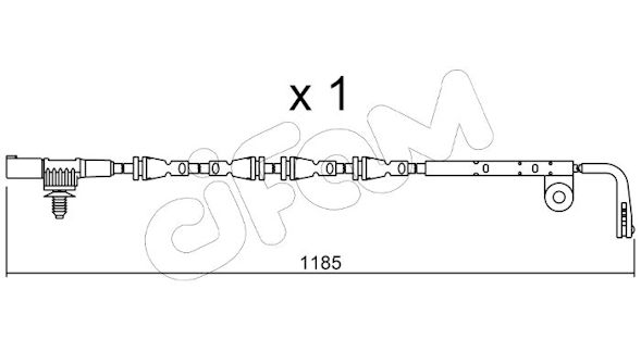 CIFAM SENSORE P.FRENO