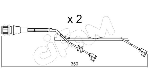 CIFAM SENSORE P.FRENO