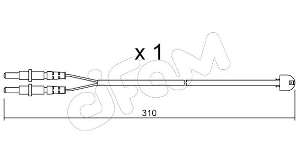 CIFAM SENSORE P.FRENO