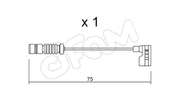 CIFAM SENSORE P.FRENO