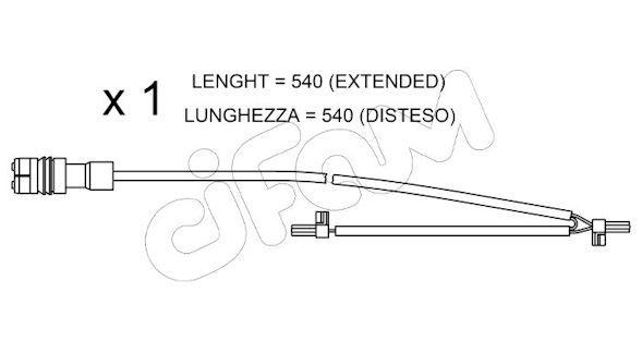 CIFAM SENSORE P.FRENO