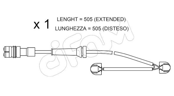CIFAM SENSORE P.FRENO