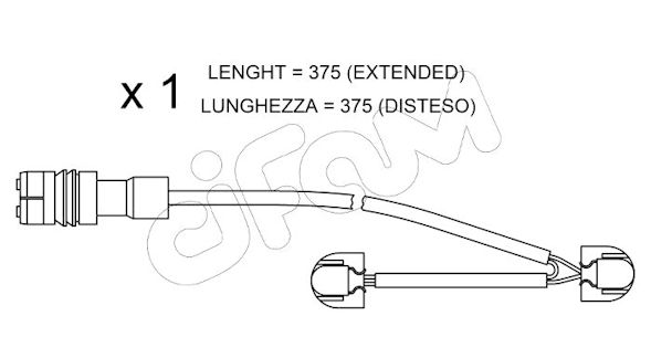 CIFAM SENSORE P.FRENO