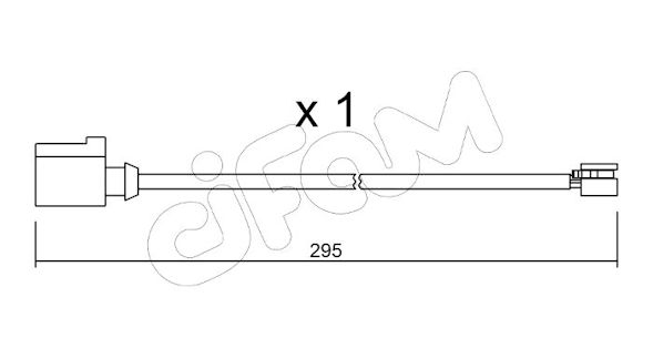 CIFAM SENSORE P.FRENO