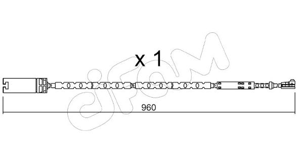 CIFAM SENSORE P.FRENO