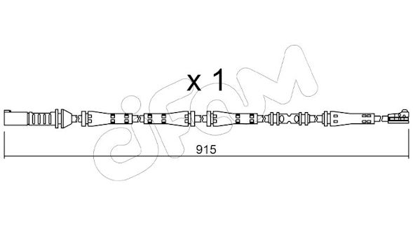 CIFAM SENSORE P.FRENO