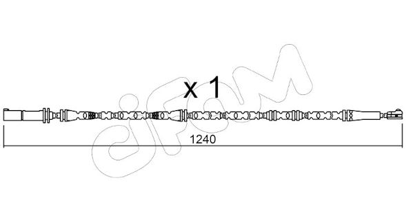 CIFAM SENSORE P.FRENO