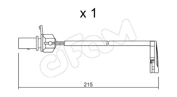 CIFAM SENSORE P.FRENO