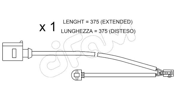 CIFAM SENSORE P.FRENO