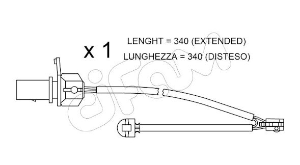 CIFAM SENSORE P.FRENO