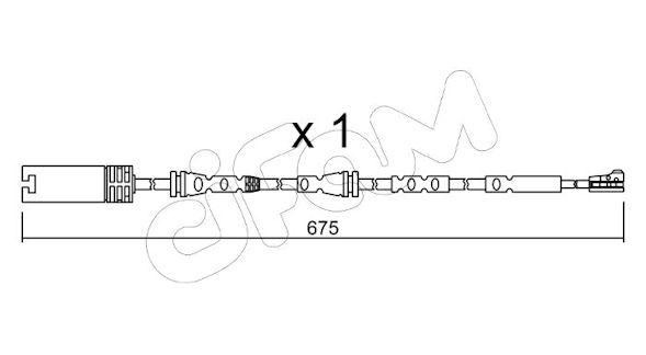 CIFAM SENSORE P.FRENO