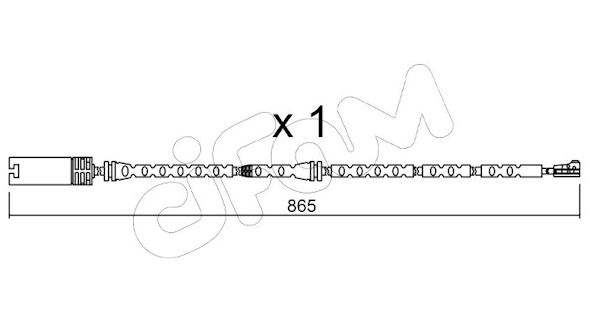 CIFAM SENSORE P.FRENO